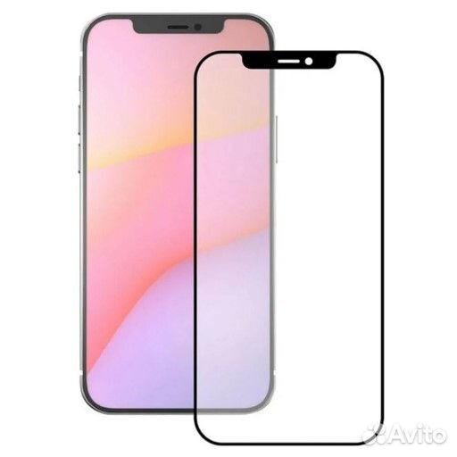 Защитное стекло 3D с сеточкой 12/12Pro