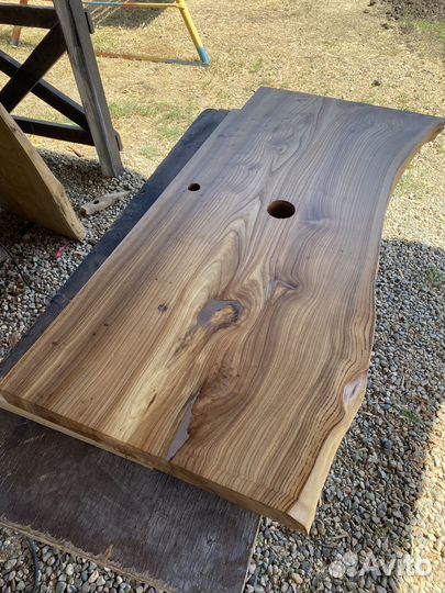 Столешница под раковину в ванную Слэб Карагач