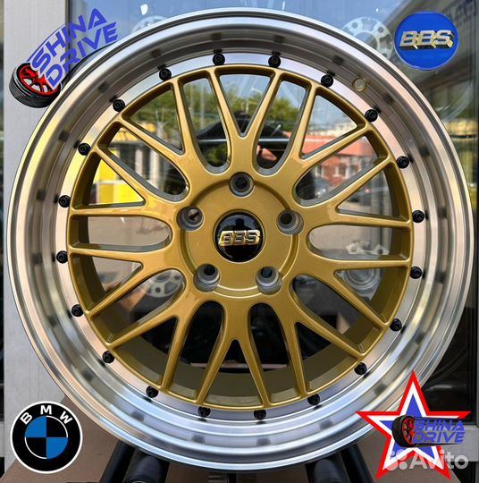 Диски BMW BBS LM R18 5x120 Gold Lip