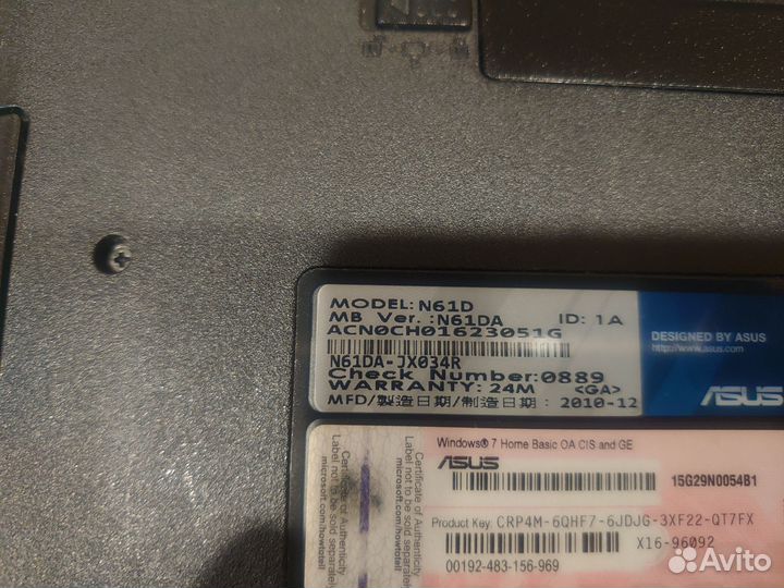 Ноутбук Asus 4 ядра