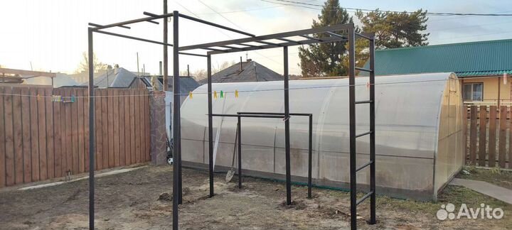 Турник, уличный спортивный комплекс, стойка качели