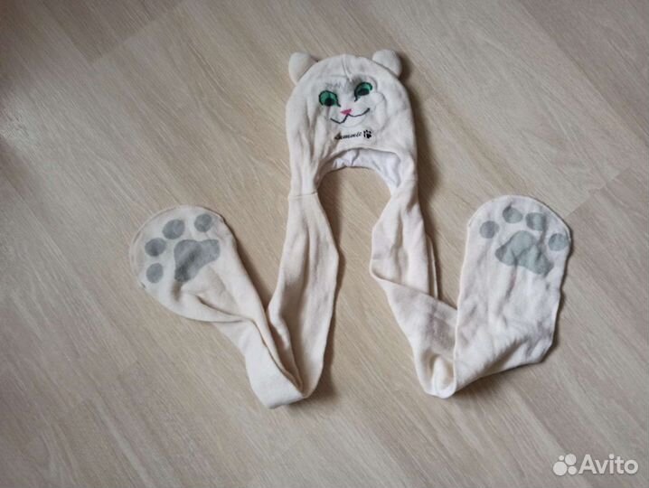 Шапка-шарф осенняя