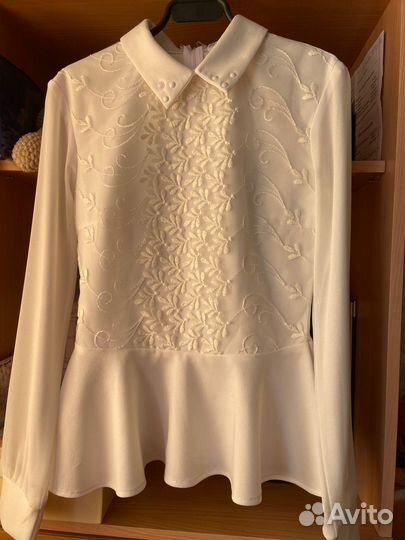 Блузка белая для девочек