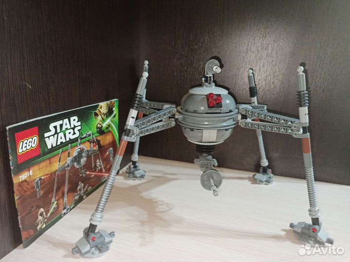 Lego Star Wars 75016 Самонаводящийся дроид-паук