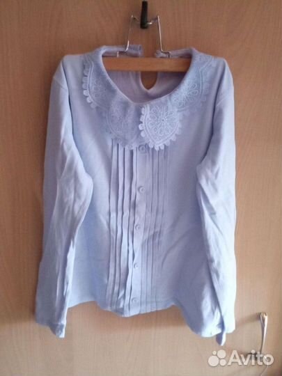 Рубашки школьные на девочку 128-134