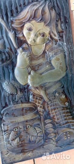 Картина медная чеканка СССР