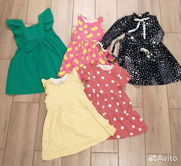 Платья H&M на девочку 4-5 лет