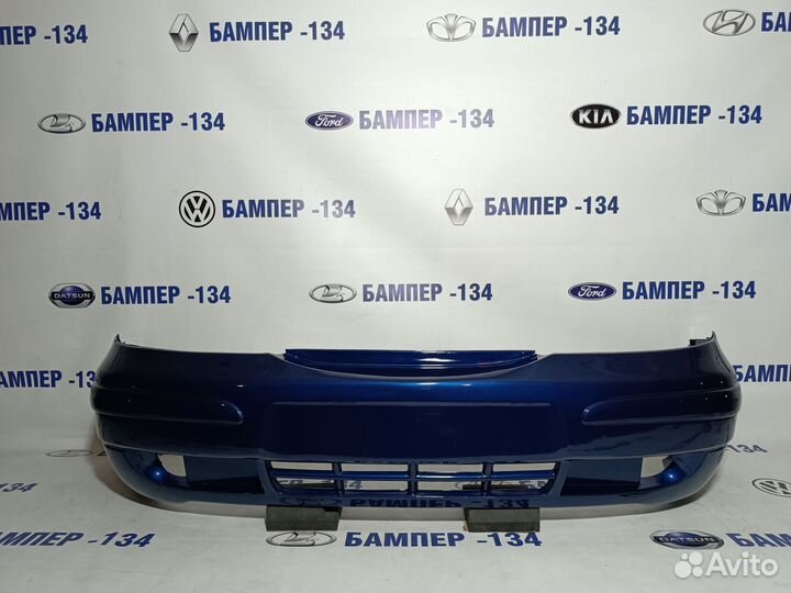 Бампер передний ваз купе 21123 серебристый