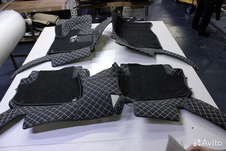 Автомобильные коврики 3D экокожа