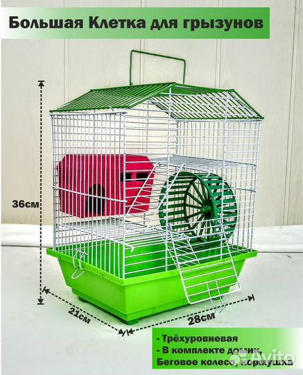 Клетка для крыс, белок, грызунов евгения-2