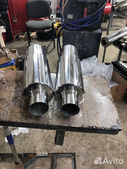 Глушитель прямоточный hks