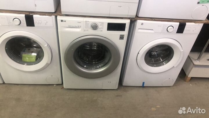 Стиральная машина LG F4M5VS4W, белый/серебристый