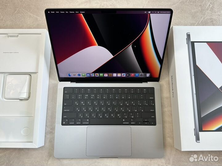 Новый MacBook PRO 14 2021 M1 PRO 512GB 34 цикла