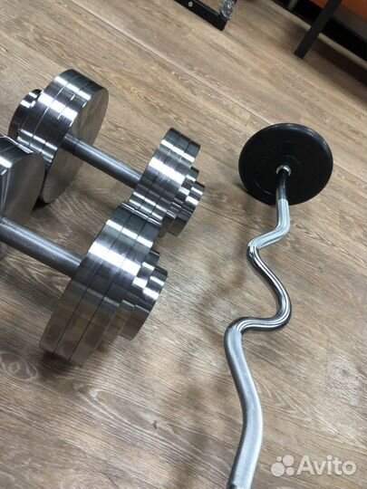 Набор штанга и гантели