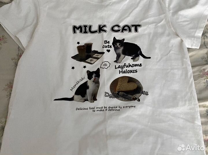 Футболка с котиками
