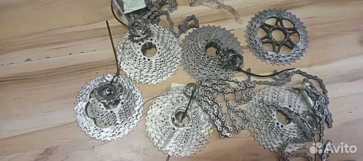 Манетки,кассеты,роторы,передние переключатели