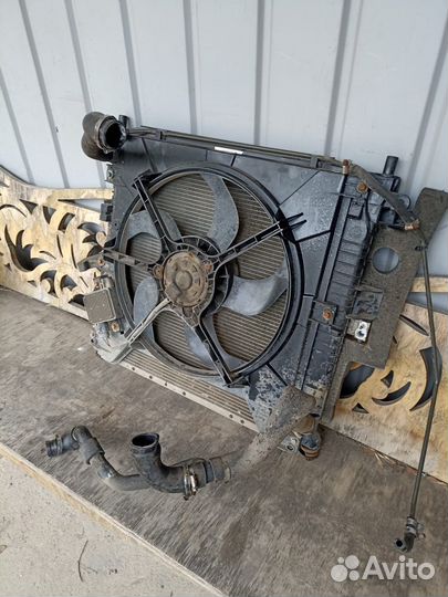 Кассета радиаторов, диффузор SsangYong Kyron 07-14