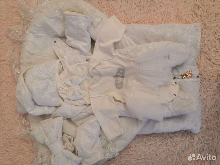 Комплект на выписку весна для девочек