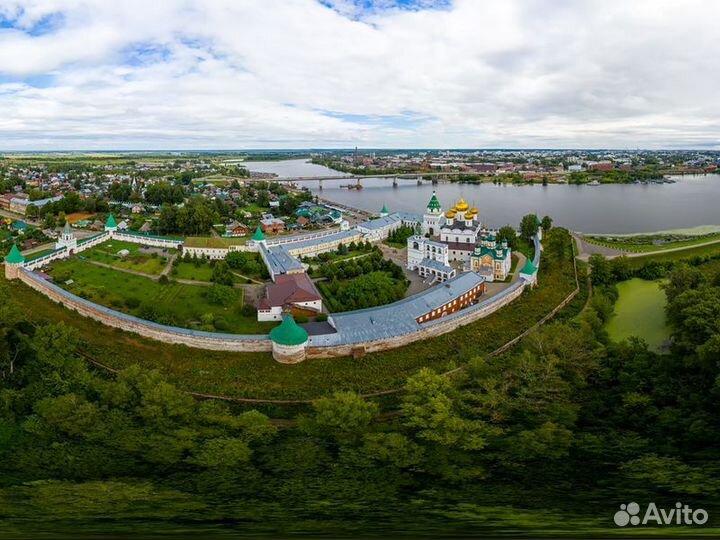 Экскурсия — Кострома — Вечер на Волге: панорама Ко