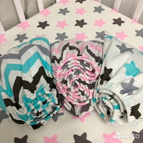 Простынь на резинке новая