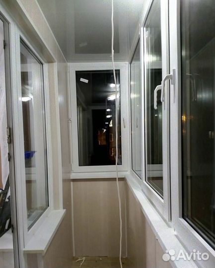 Окно пластиковое глухое