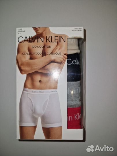 Мужские трусы Calvin Klein, уп-ка из 5шт, оригинал