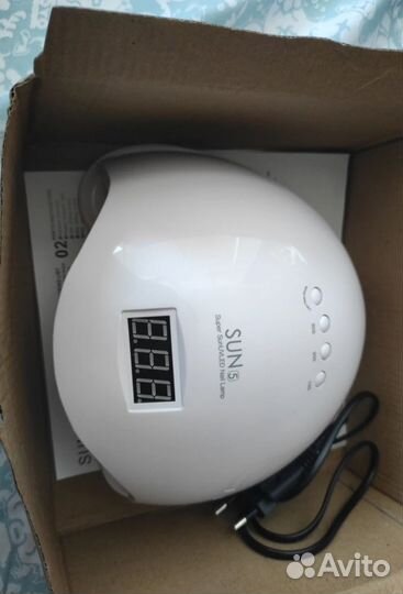 Лампа led/uv для маникюра новая