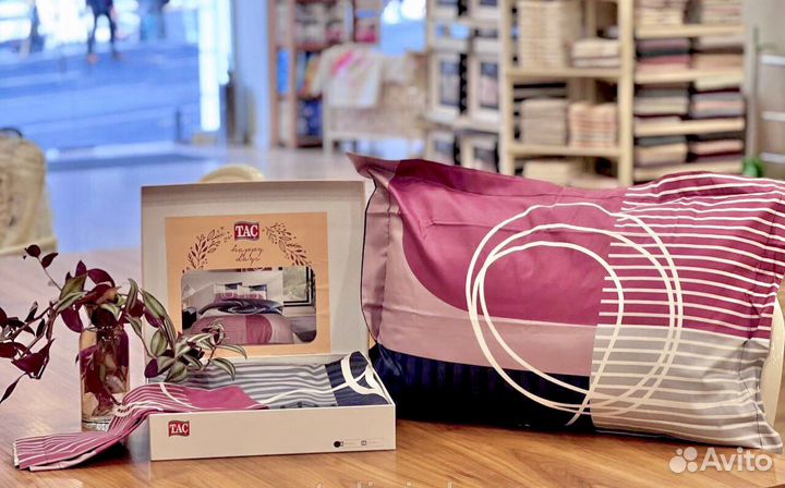 Постельное белье TAC сатин евро двуспальное