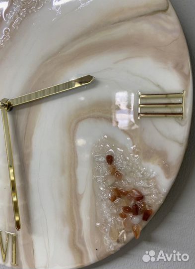 Часы из смолы 40 см