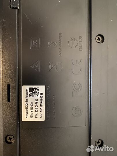 Клавиатура проводная Logitech K120 мало б/у