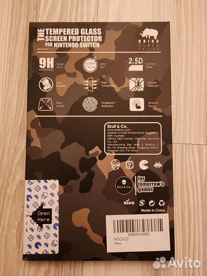 Защитное стекло Nintendo Switch oled