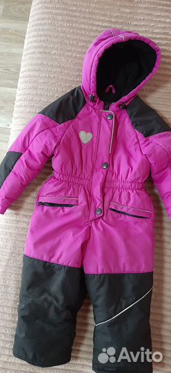 Зимний комбинезон для девочки 92