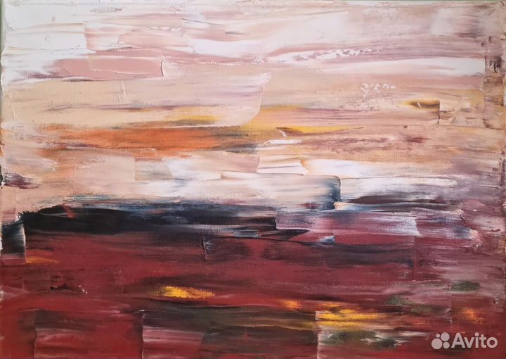 Картина маслом на холсте абстракция