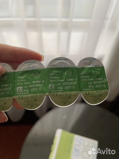 Линзы контактные однодневные Bio true