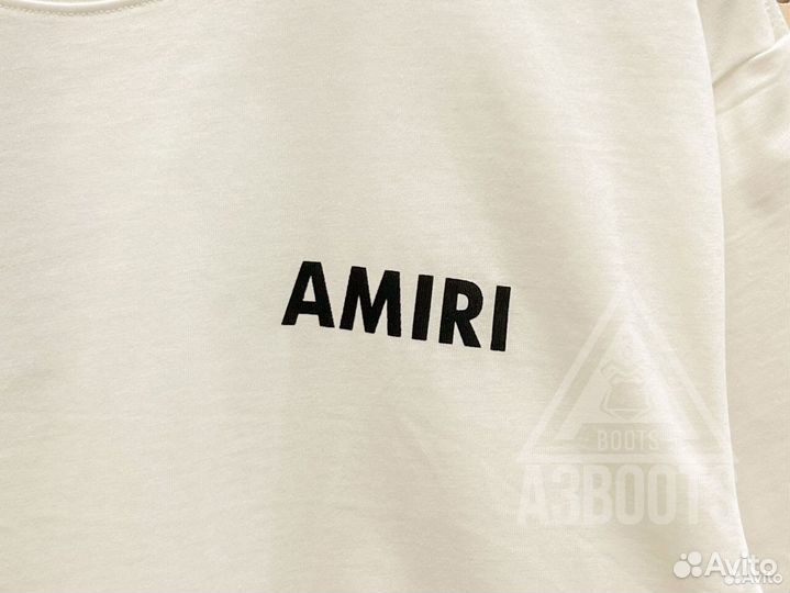 Футболка Amiri Back Logo White