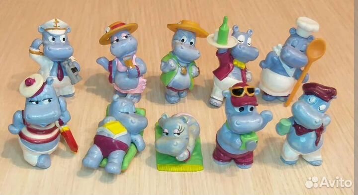 Игрушки из киндер сюрприза 90х коллекции