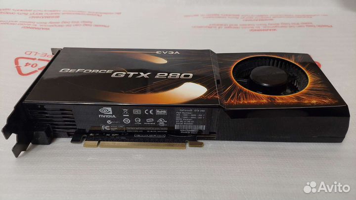 Gigabyte GTX1080 8Gb и старинная evga GTX280 1Gb