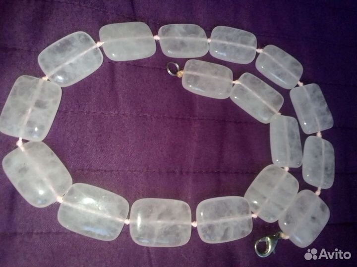 Аксессуары из нежного розового кварца