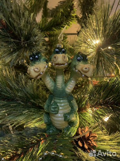 Дракон Змей Горыныч Ёлочная игрушка Komozja