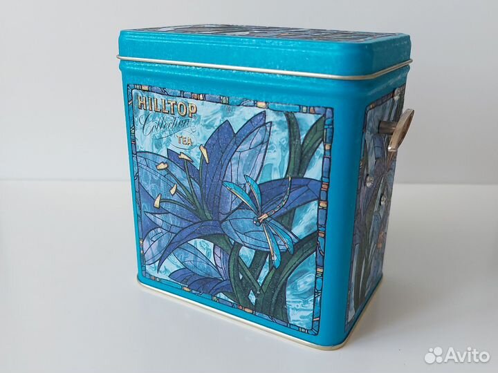 Шкатулка банка жестяная из под чая Hilltop