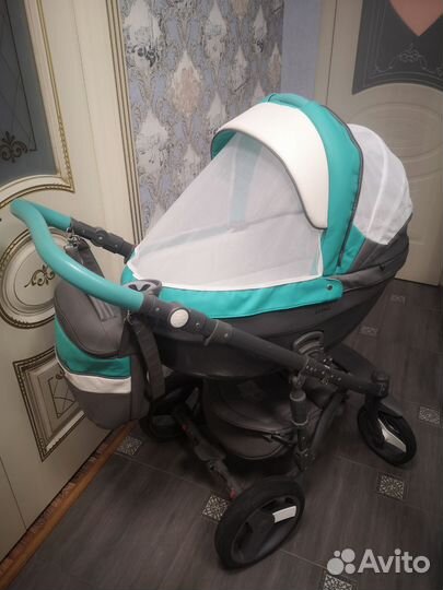Коляска adamex 3 в 1 бу