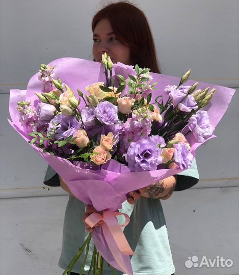 Эустома букеты