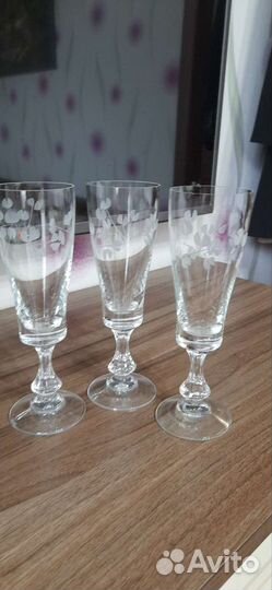 Хрустальные фужеры бокалы СССР
