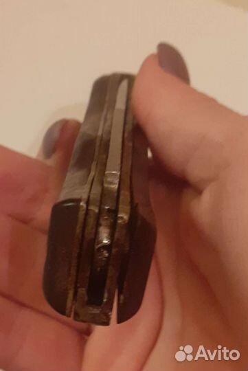 Нож складной ручной работы