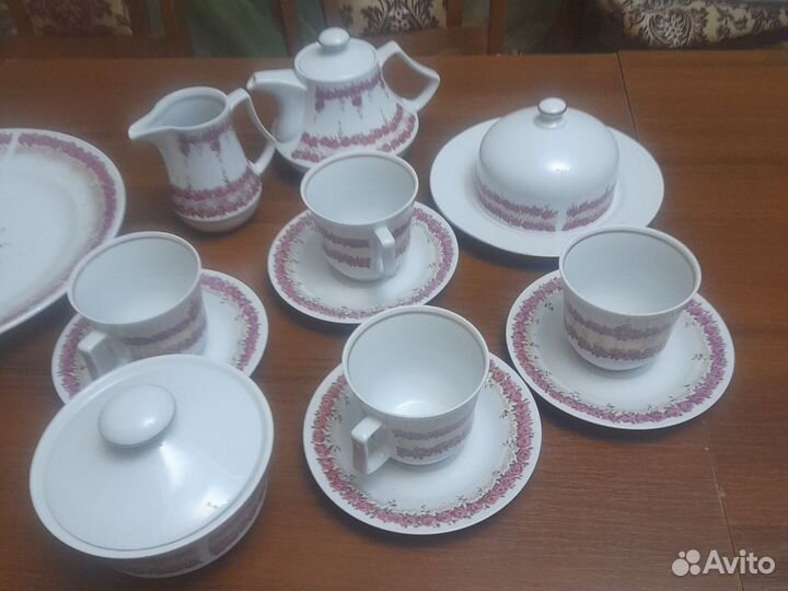 Столовый сервиз фарфор гдр 25 предметов