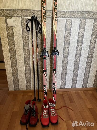 Лыжи беговые детские 150 с ботинками