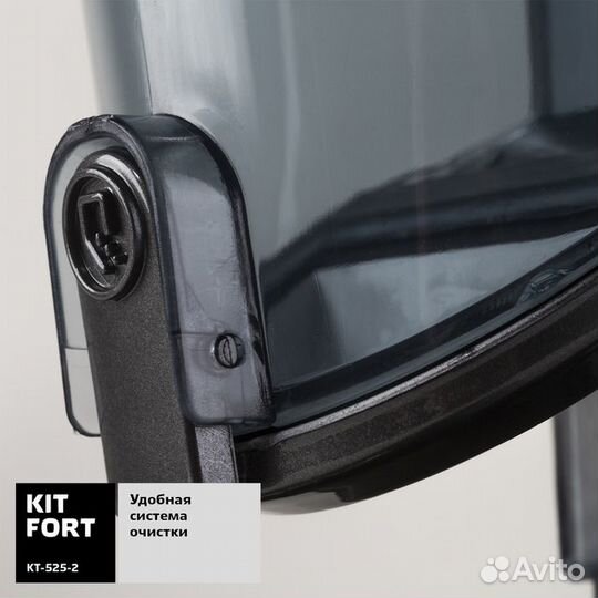 Пылесос Kitfort кт-525-2, вертикальный, 600 Вт, 1