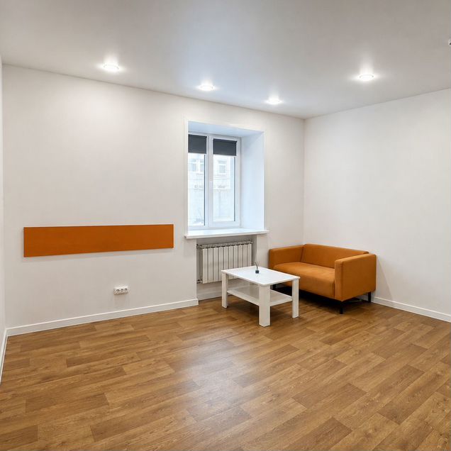 Офис 19,68 м² Мокрая точка, 1-й этаж