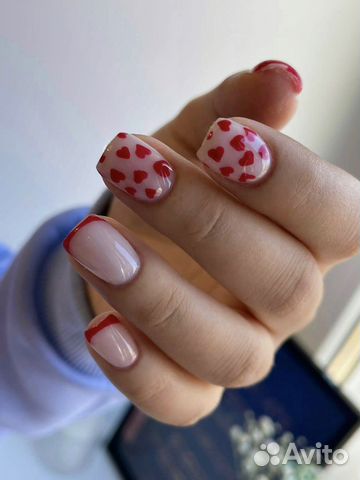 Маникюр с покрытием гель - лак/Наращивание ногтей