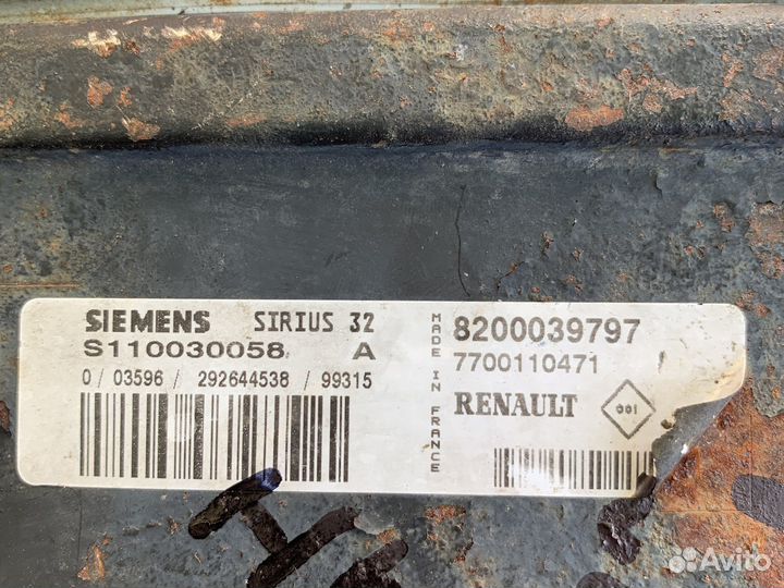 Renault megane 1 эбу